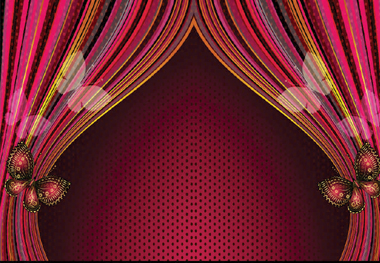 colourful drapes